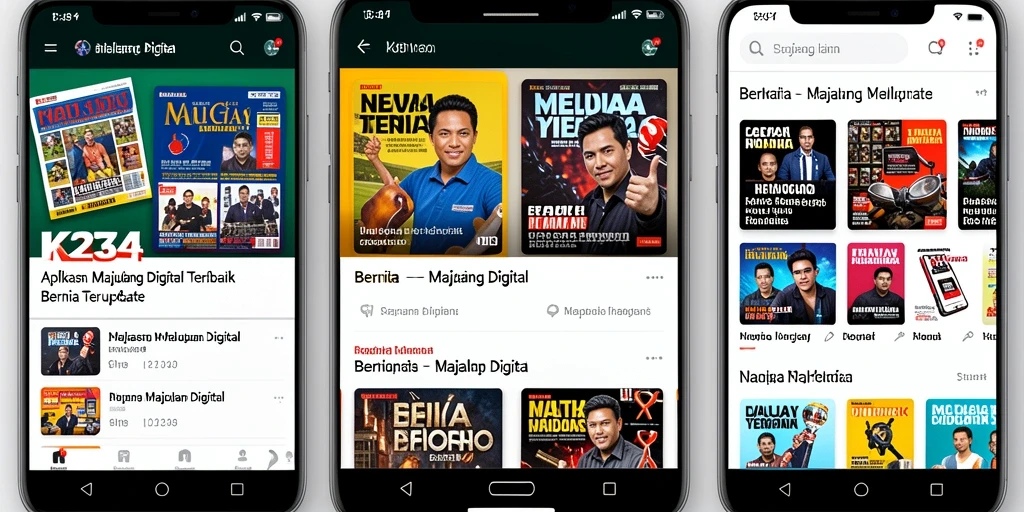 Tampilan antarmuka pengguna aplikasi K234 yang modern dan intuitif.