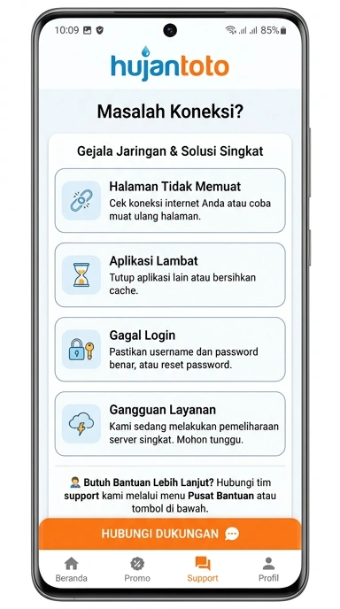 Halaman Link Alternatif Hujantoto untuk Pengguna